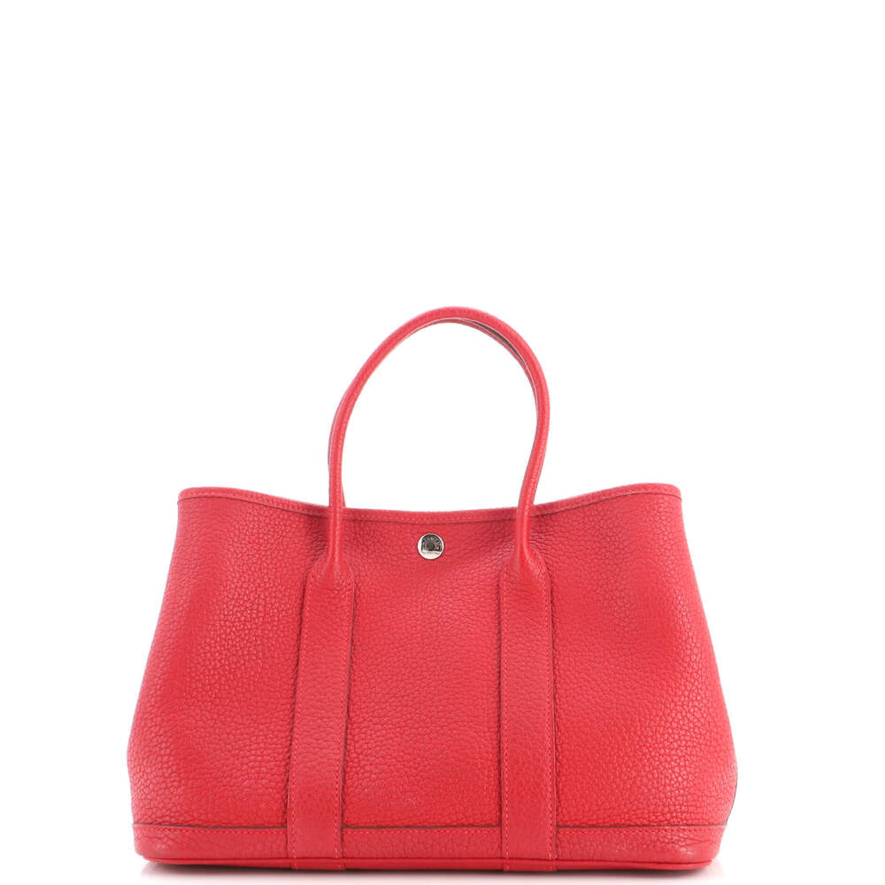 Hermes 30 Garden Party Tote Leather